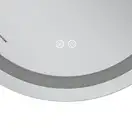 Дзеркало Mixxus Premium ELLIPSE MV05-80x70-Reverse з Led Touch, Anti-fog, димером (3-6,5kK) (MP6643