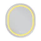 Дзеркало Mixxus Premium ELLIPSE MV05-80x70-Reverse WHITE з Led Touch, Anti-fog, димером (3-6,5kK) ( (MP6645)