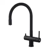 KOER KB-72002-05 Смеситель для кухни, черный/хром (KR3384)