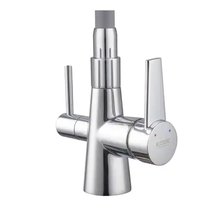 KOER KB-72003-01 Змішувач кухонний 2в1, хром/графіт (KR3375)