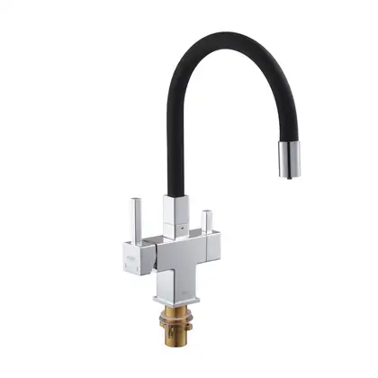 KOER KB-72023-01 Змішувач для кухні, хром (KR5008)