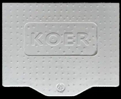 KOER Інсталяція для унітазу KT-0503-01 з кнопкою, хром (KR5347)