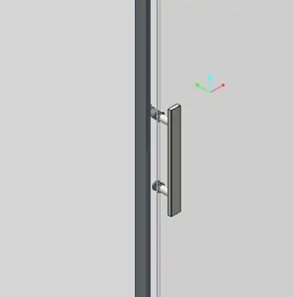 KOER SR SW01-90x200-TR-01 Бічна стінка, хром (KR5381)