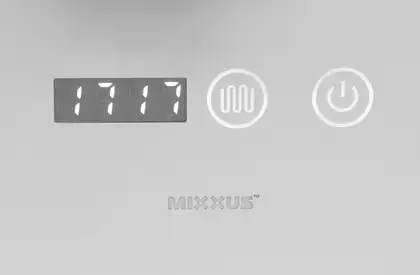Дзеркало Mixxus PLAIN MC02-80 з Led Touch, Anti-fog, димером, регулятором яскравості, годинником (M (MI6931)