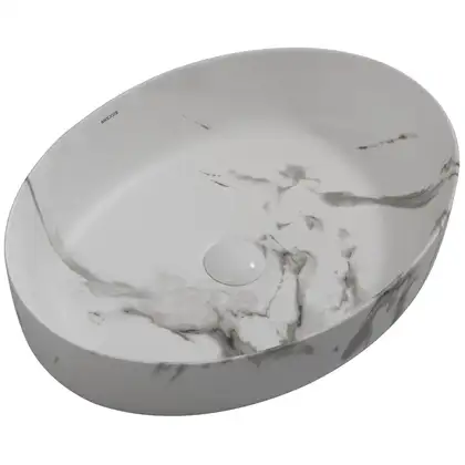 MIXXUS PREMIUM ELLIPSE-0104 Раковина накладна, мармур (MP6554)