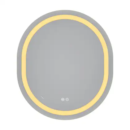 Дзеркало Mixxus Premium ELLIPSE MV05-80x70-Reverse з Led Touch, Anti-fog, димером (3-6,5kK) (MP6643