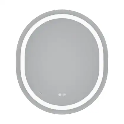 Дзеркало Mixxus Premium ELLIPSE MV05-80x70-Reverse з Led Touch, Anti-fog, димером (3-6,5kK) (MP6643