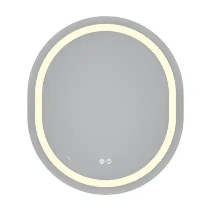 Дзеркало Mixxus Premium ELLIPSE MV05-80x70-Reverse з Led Touch, Anti-fog, димером (3-6,5kK) (MP6643