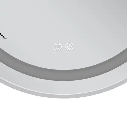 Дзеркало Mixxus Premium ELLIPSE MV05-80x70-Reverse WHITE з Led Touch, Anti-fog, димером (3-6,5kK) ( (MP6645) Дзеркало Mixxus Premium ELLIPSE MV05-80x70-Reverse WHITE з Led Touch, Anti-fog, димером (3-6,5kK) ( (MP6645)