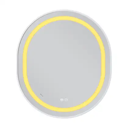 Дзеркало Mixxus Premium ELLIPSE MV05-80x70-Reverse WHITE з Led Touch, Anti-fog, димером (3-6,5kK) ( (MP6645) Дзеркало Mixxus Premium ELLIPSE MV05-80x70-Reverse WHITE з Led Touch, Anti-fog, димером (3-6,5kK) ( (MP6645)