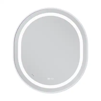 Дзеркало Mixxus Premium ELLIPSE MV05-80x70-Reverse WHITE з Led Touch, Anti-fog, димером (3-6,5kK) ( (MP6645) Дзеркало Mixxus Premium ELLIPSE MV05-80x70-Reverse WHITE з Led Touch, Anti-fog, димером (3-6,5kK) ( (MP6645)