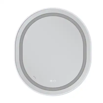 Дзеркало Mixxus Premium ELLIPSE MV05-80x70-Reverse WHITE з Led Touch, Anti-fog, димером (3-6,5kK) ( (MP6645) Дзеркало Mixxus Premium ELLIPSE MV05-80x70-Reverse WHITE з Led Touch, Anti-fog, димером (3-6,5kK) ( (MP6645)