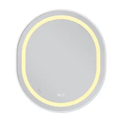 Дзеркало Mixxus Premium ELLIPSE MV05-80x70-Reverse WHITE з Led Touch, Anti-fog, димером (3-6,5kK) ( (MP6645) Дзеркало Mixxus Premium ELLIPSE MV05-80x70-Reverse WHITE з Led Touch, Anti-fog, димером (3-6,5kK) ( (MP6645)