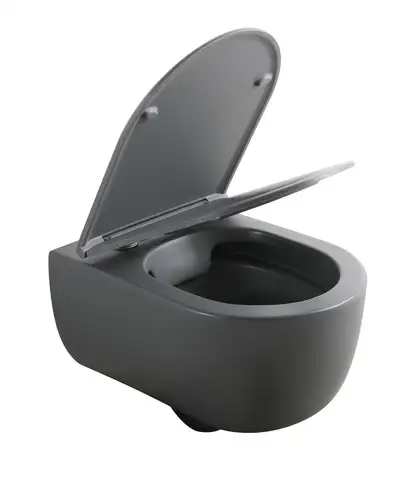 Mixxus Premium TOPPER-0303-R Унітаз підвісний, сірий (MP6657)