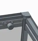KOER SR SW05 Бічна стінка для душу, хром (KR5407)