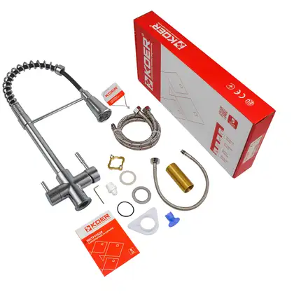 KOER KB-72025-01 Змішувач для кухні з питною водою (KR5014)