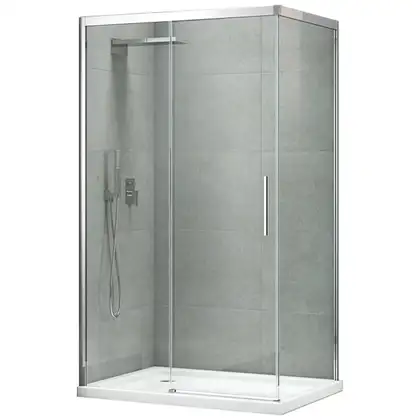 KOER SR SW05 Бічна стінка для душу, хром (KR5407)
