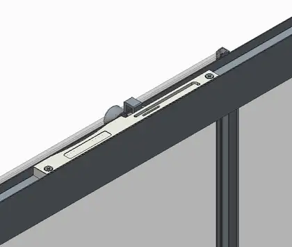 KOER SR SW05 Бічна стінка для душу, хром (KR5407)