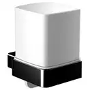 Дозатор для жидкого мыла Emco Loft Black, чёрный матовый/керамика белая (052113303) фото 1 Aquada.com.ua