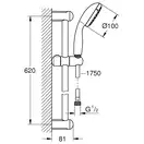 Grohe New Tempesta Classic Душовий гарнітур, хром (27598001)