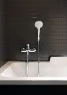 Ручной душ с держателем и шлангом 1,25 м Hansgrohe Croma Select S 1jet (цвет - хром/белый) (26424400) фото 2 Aquada.com.ua