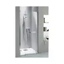 KOLO NEXT двери распашные 120см, с релингом, правые, закаленное стекло, хром/серебряный блеск, с покрытием Reflex (HDRF12222R03R) фото 3 Aquada.com.ua