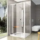 Душевые двери Ravak Pivot PDOP2-120 (профиль - белый; стекло - Transparent (прозрачный)) (03GG0100Z1)