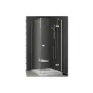 Душевая кабина Ravak SmartLine SMSD2-90 (B) R (профиль - хром, стекло - прозрачное) (0SP7BA00Z1) фото 1 Aquada.com.ua