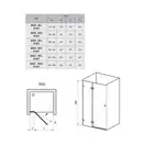 Душевые двери Ravak Brilliant BSD2-100 A-R (профиль - хром; стекло - Transparent (прозрачный)) (0UPAAA00Z1) фото 2 Aquada.com.ua