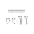 Душевая кабина Ravak Chrome (профиль - белый; стекло - Transparent (прозрачный)) h=1950 мм (1QV40100Z1) фото 2 Aquada.com.ua