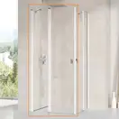Душевая кабина Ravak Chrome (профиль - белый; стекло - Transparent (прозрачный)) h=1950 мм (1QVA0100Z1)