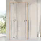 Душевая кабина Ravak Chrome (профиль - полированный алюминий; стекло - Transparent (прозрачный)) h=1950 мм (1QVD0C00Z1)