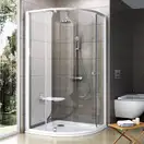 Душевая кабина Ravak Pivot (профиль - белый; стекло - Transparent (прозрачный)) PSKK3-100, h=1900 мм (376AA100Z1)
