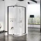 Душевая кабина Ravak Pivot PSKK3 1000 х 1000 х h1900 мм (профиль - чёрный, стекло - прозрачное) (376AA300Z1) фото 1 Aquada.com.ua