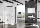 Душевая кабина Ravak Pivot PSKK3 1000 х 1000 х h1900 мм (профиль - чёрный, стекло - прозрачное) (376AA300Z1) фото 2 Aquada.com.ua