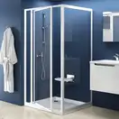 Боковая стенка Ravak Supernova PSS-90 (профиль - белый, стекло - transparent) (94070100Z1) фото 1 Aquada.com.ua
