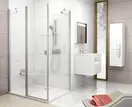 Неподвижная стенка Ravak Chrome CPS-90 белый+Transparent (прозрачный) (9QV70100Z1) фото 1 Aquada.com.ua