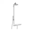 Душевая система с термостатом Axor Bouroullec Showerpipe (цвет - хром/белый) (19670400) фото 1 Aquada.com.ua