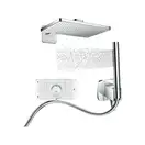 AXOR Душевая система скрытого монтажа с термостатом Аxor ShowerSolutions 460 х 300 2jett (наружная и скрытые части) (35275001) фото 1 Aquada.com.ua