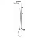 Душевая система с термостатом Bossini Cosmo Squaro (цвет - хром) (L10103) фото 1 Aquada.com.ua