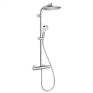 HANSGROHE Hansgrohe Душевая система c термостатом, хром Crometta S 240 1jet Showerpipe (27267000) фото 3 Aquada.com.ua