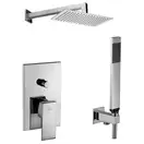 Душевая система Paffoni Shower скрытого монтажа со смесителем с верхним душем 340х220мм (цвет - хром) (KITLES091CR) фото 1 Aquada.com.ua