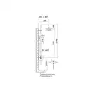Душевая система с термостатом Paffoni Light (цвет - чёрный матовый) (ZCOL684LIQNO)