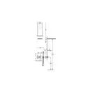 Душевая система скрытого монтажа Tres Doccia Slim Exclusive (20725202) фото 2 Aquada.com.ua