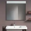 Зеркало с подсветкой Duravit 800 х 700 мм, сенсорний выкл. Справа, алюминий (LM7846) фото 2 Aquada.com.ua