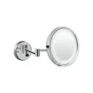 HANSGROHE Зеркало косметическое, с LED подсветкой, хром Logis (73560000) фото 1 Aquada.com.ua