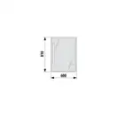 Зеркало с LED подсветкой Jika Clear 60х81 см (H4557251731441) фото 3 Aquada.com.ua