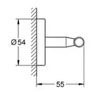 Гачок для халата Grohe Bau Cosmopolitan Neutral (40461001)