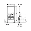 Инсталяция для биде Geberit Duofix (111.539.00.1) фото 2 Aquada.com.ua