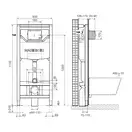 IMPRESE инсталляция для подвесного унитаза (OLIpure) (i5220OLIpure) фото 2 Aquada.com.ua